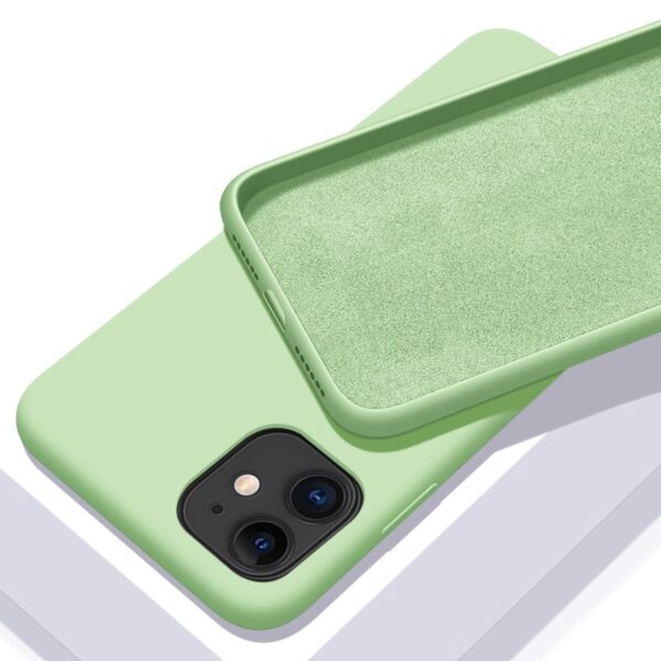 Solid Color Soft Silicone Case for iPhone - Image 4