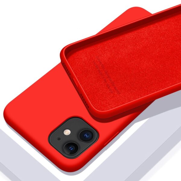 Solid Color Soft Silicone Case for iPhone - Image 5