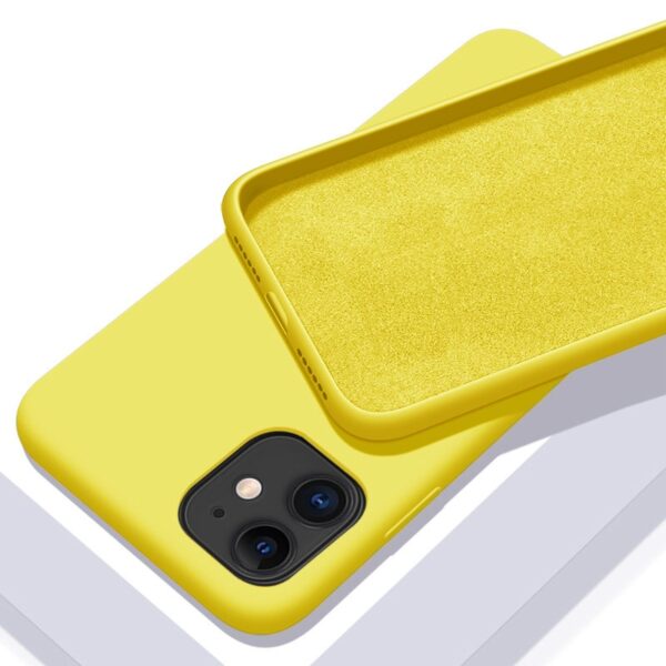 Solid Color Soft Silicone Case for iPhone - Image 6