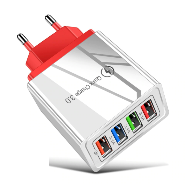 Quick Charge 4-USB Wall Charger - Image 4