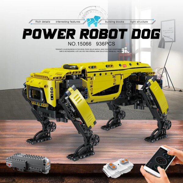 Technical Robot Toys The RC Motorized Boston Dynamics Big Dog Model AlphaDog Building Blocks Bricks Toys for Kid Christmas Gifts - Image 4