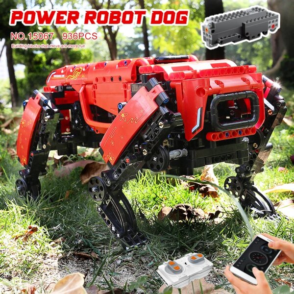 Technical Robot Toys The RC Motorized Boston Dynamics Big Dog Model AlphaDog Building Blocks Bricks Toys for Kid Christmas Gifts - Image 6