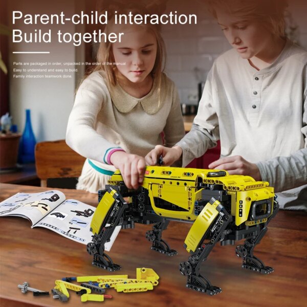 Technical Robot Toys The RC Motorized Boston Dynamics Big Dog Model AlphaDog Building Blocks Bricks Toys for Kid Christmas Gifts - Image 3