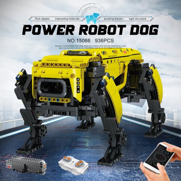 Technical Robot Toys The RC Motorized Boston Dynamics Big Dog Model AlphaDog Building Blocks Bricks Toys for Kid Christmas Gifts - Image 2