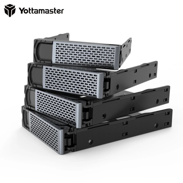 Yottamaster 2.5/3.5-Inch Hard Drive Bracket SATA Hard Drive Bracket Support Yottamaster DF4U3 DF5U3 FS5C3 FS4C3 Series-4Pcs-Pack