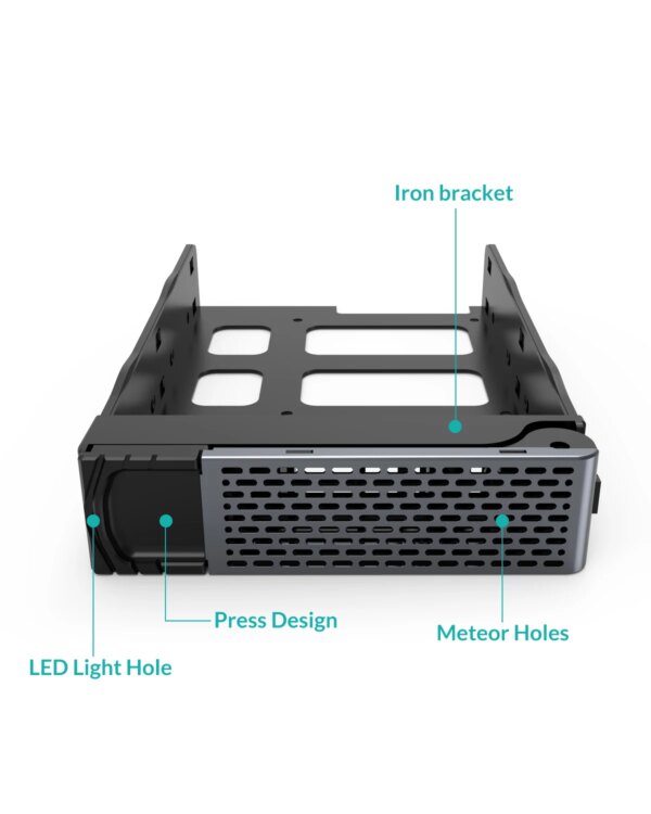 Yottamaster 2.5/3.5-Inch Hard Drive Bracket SATA Hard Drive Bracket Support Yottamaster DF4U3 DF5U3 FS5C3 FS4C3 Series-4Pcs-Pack - Image 2