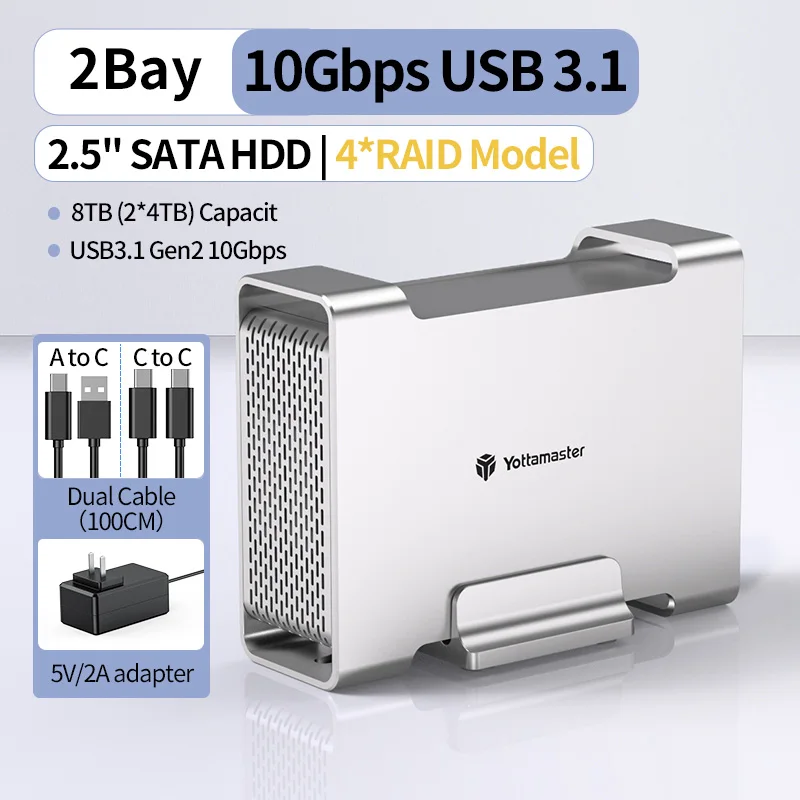 2.5 2Bay RAID 8TB