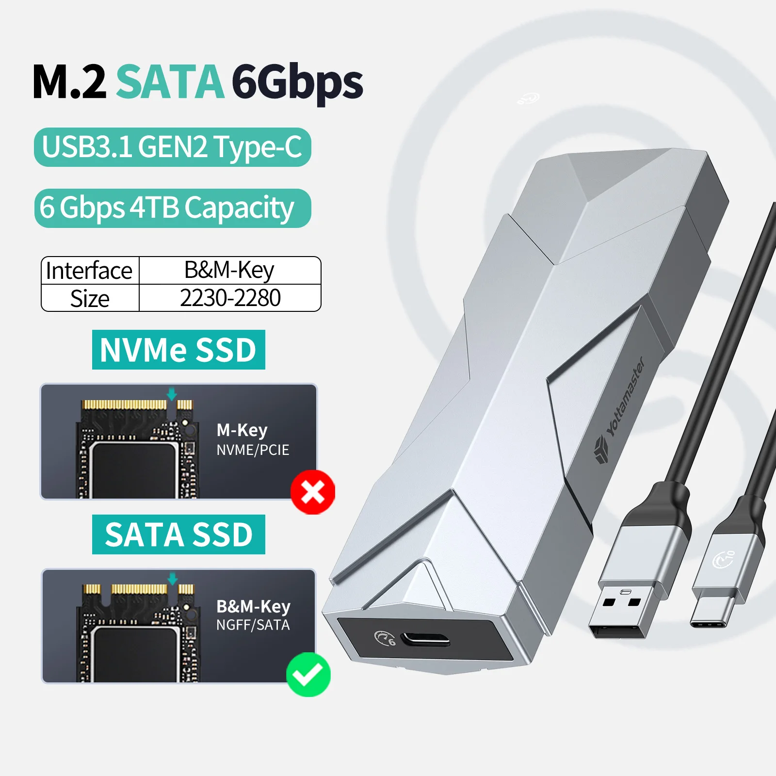 M.2 SATA 6Gbps