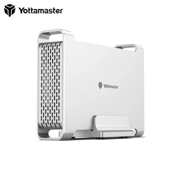 Yottamaster 2Bay HDD RAID Enclosure to USB3.1 Gen2 10Gbps  Support RAID 0 /1 /SPAN 3 RAID Mode SATA External Hard Drive Storage