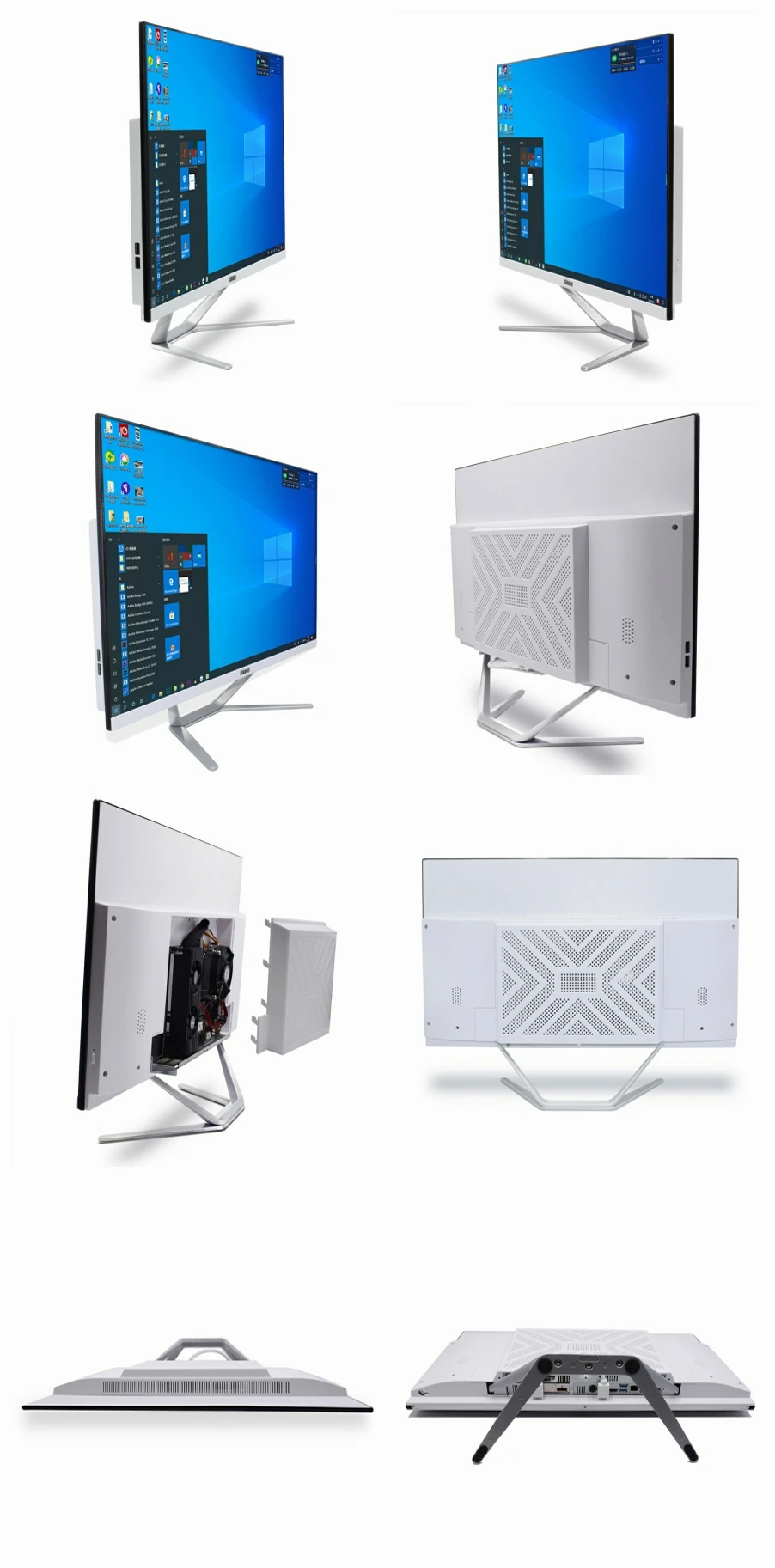 Intel 14 Cores i7 13700H Gaming PC White 27 Inch All in One Computer DDR4 with NVIDIA RTX3050 GDDR6 6G for PC Gamer