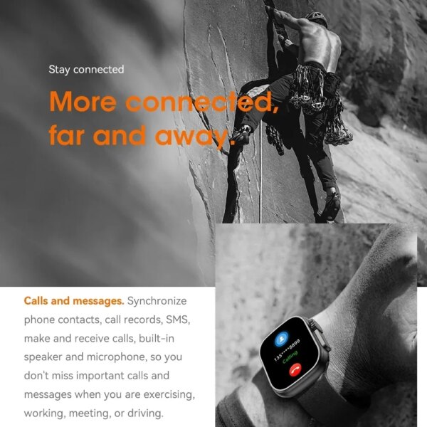 New Series 9 Watch PK HELLO WATCH 3 Smart Watch Men Compass GPS Sports Watches Women NFC Waterproof Health Smartwatch For Men - Image 3