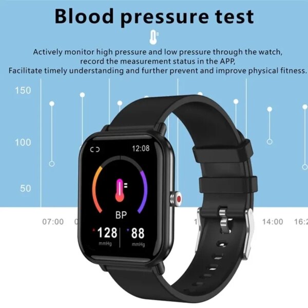 IP68 Waterproof Smart Watch Body Temperature Monitor Music Control Sports Waterproof Smart Watch For Men Women Smartwatch 2024 - Image 2