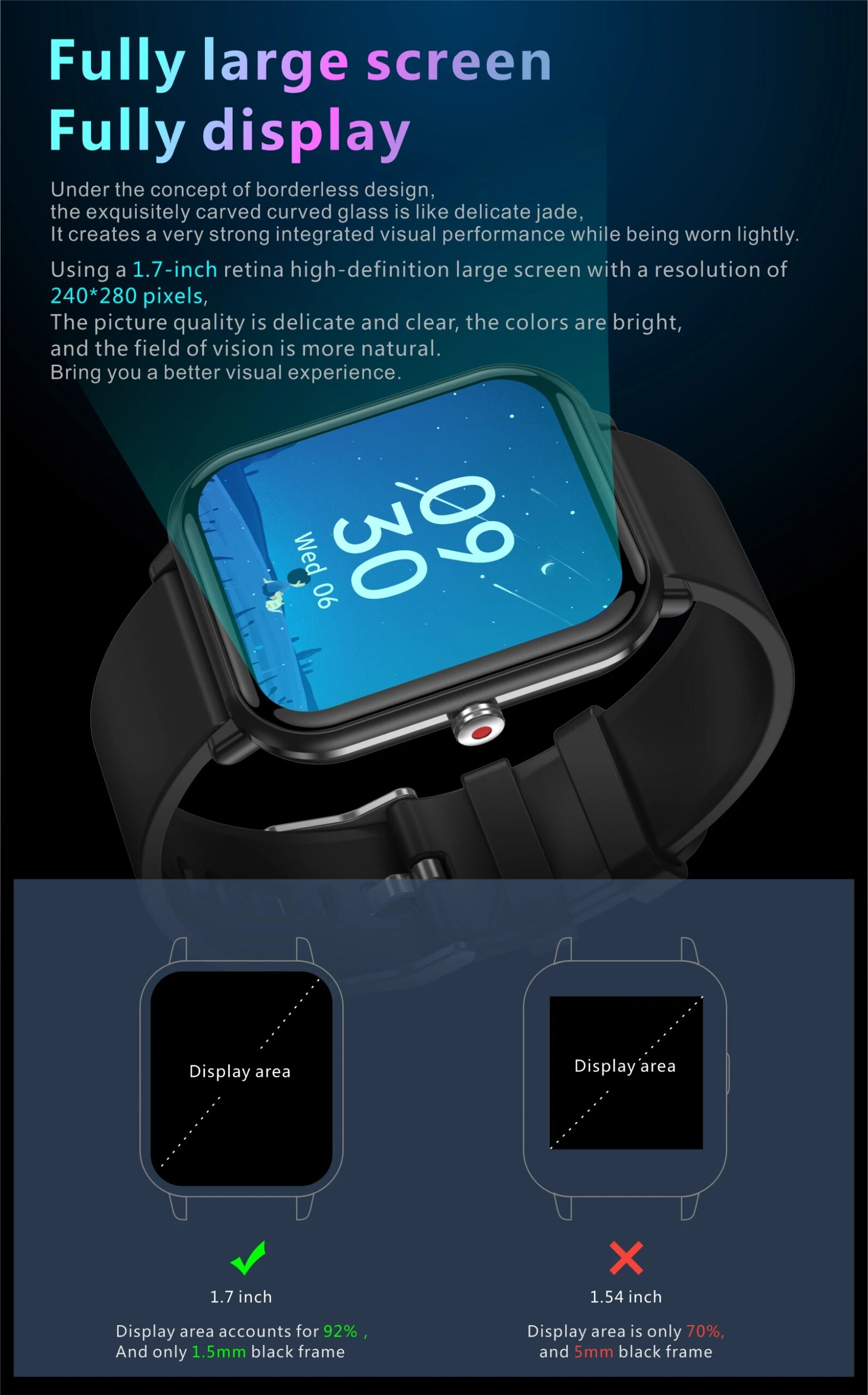 IP68 Waterproof Smart Watch Body Temperature Monitor Music Control Sports Waterproof Smart Watch For Men Women Smartwatch 2024