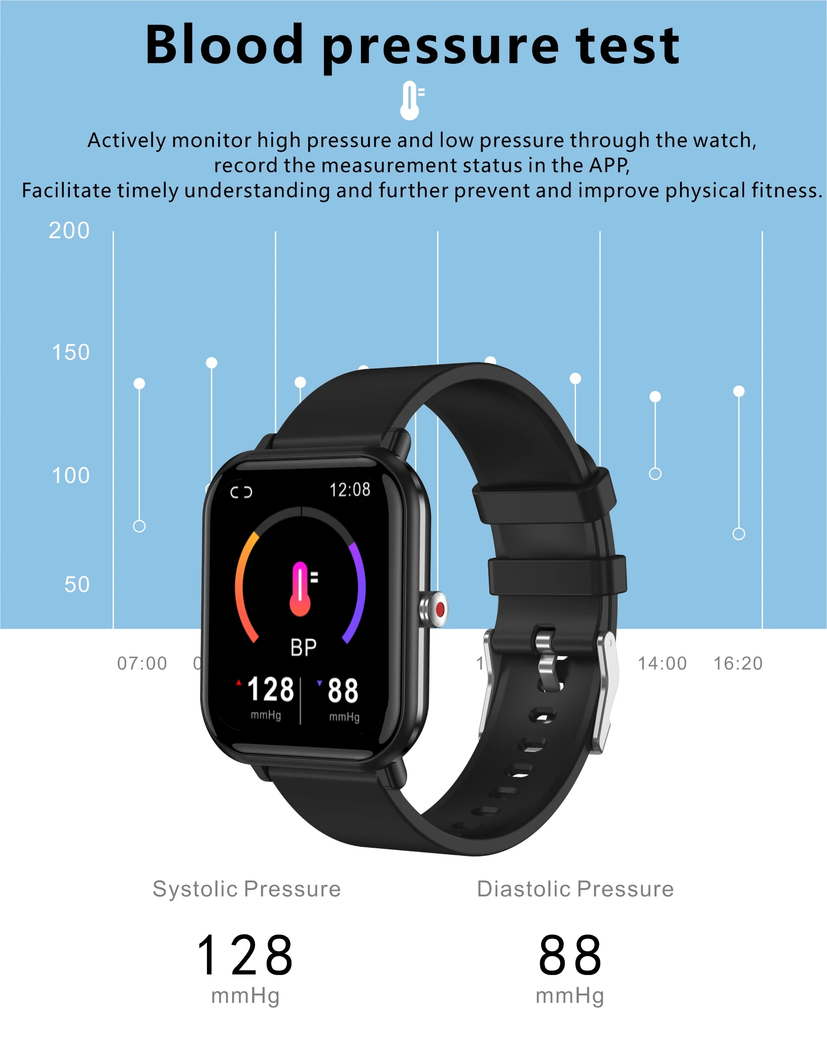 IP68 Waterproof Smart Watch Body Temperature Monitor Music Control Sports Waterproof Smart Watch For Men Women Smartwatch 2024