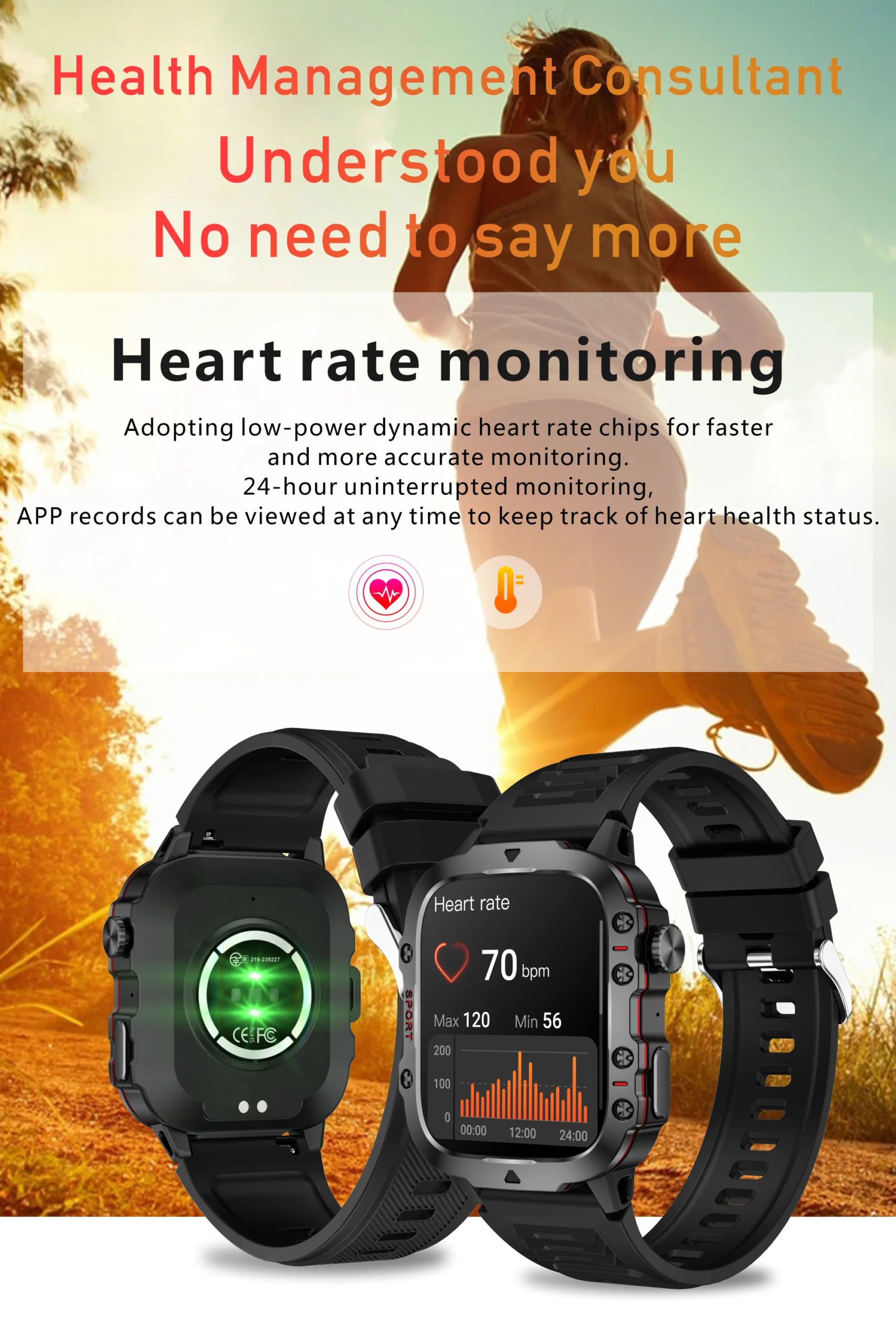 New HD Smart Watch 1.96 Inch Screen 420 MAh Bluetooth Call Voice Assistant Watch Sports Fitness Waterproof Smartwatch For Men