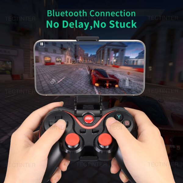 Terios T3 Support Bluetooth Gamepad For Android Phone PC Joystick Controle Wireless Game Controller For Switch/PS3 Accessorie - Image 6