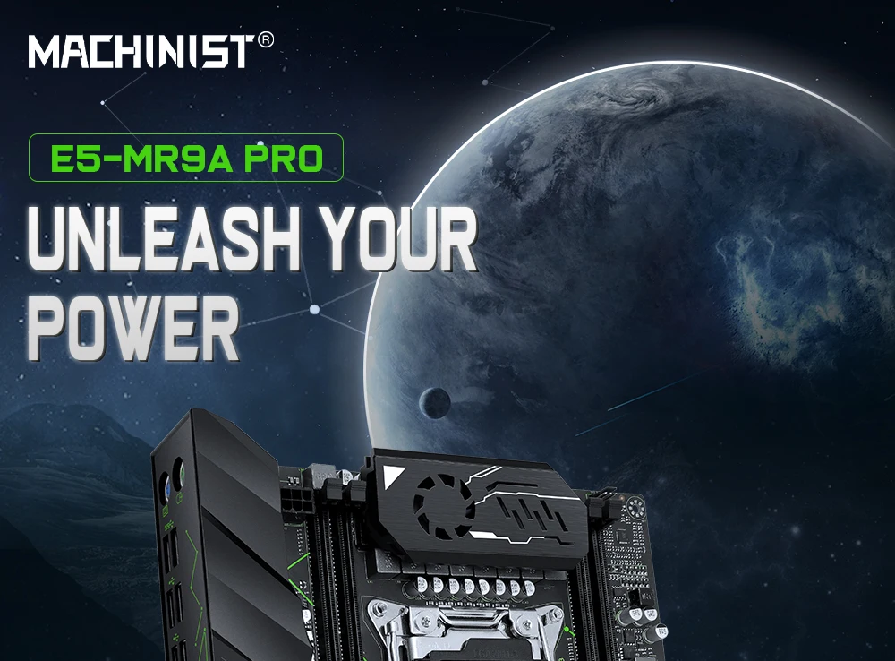 MACHINIST MR9A PRO X99 Motherboard Kit  combo with Xeon E5 2640 V3 CPU And DDR4 16GB RAM Memory Set Four Channel ATX