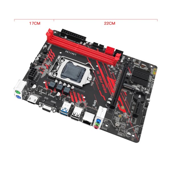 MACHINIST H81 Motherboard LGA 1150 NVME M.2 Slot Support i3 i5 i7/Xeon E3 V3 Processor DDR3 RAM H81M-PRO S1 Mainboard - Image 6