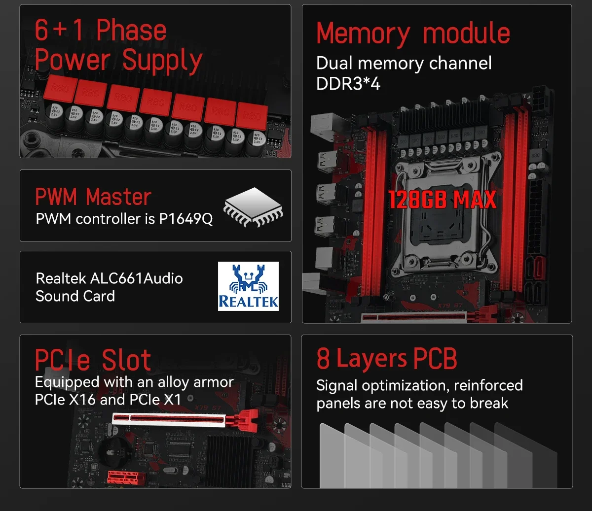 MACHINIST X79 Motherboard combo With Intel Xeon E5 2689 LGA 2011 CPU Processor + DDR3 1*16GB RAM Support M.2 NVME Slot