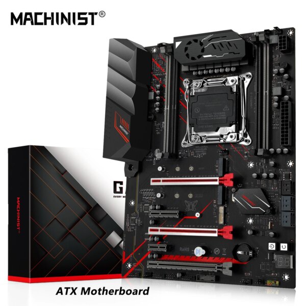 MACHINIST X99 MR9A PRO MAX Motherboard Support LGA 2011-3 Intel Xeon E5 V3&V4 CPU Processor Support DDR4 RAM Memory NVME USB3.0