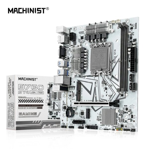 MACHINIST B760 GT4 DDR4 Motherboard LGA 1700 Support Intel Core I3/i5/i7/i9 12th 13th Processor CPU Dual Channel Memory