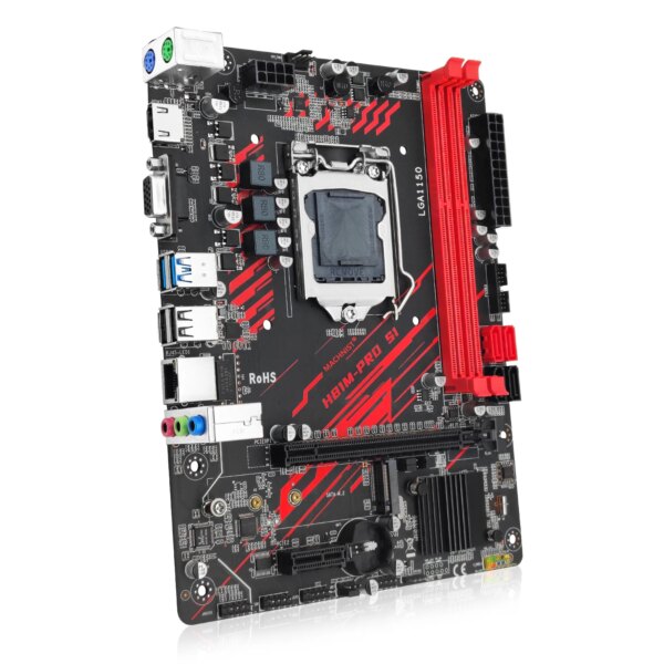 MACHINIST H81 Motherboard LGA 1150 NVME M.2 Slot Support i3 i5 i7/Xeon E3 V3 Processor DDR3 RAM H81M-PRO S1 Mainboard - Image 6