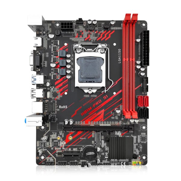 MACHINIST H81 Motherboard LGA 1150 NVME M.2 Slot Support i3 i5 i7/Xeon E3 V3 Processor DDR3 RAM H81M-PRO S1 Mainboard - Image 5