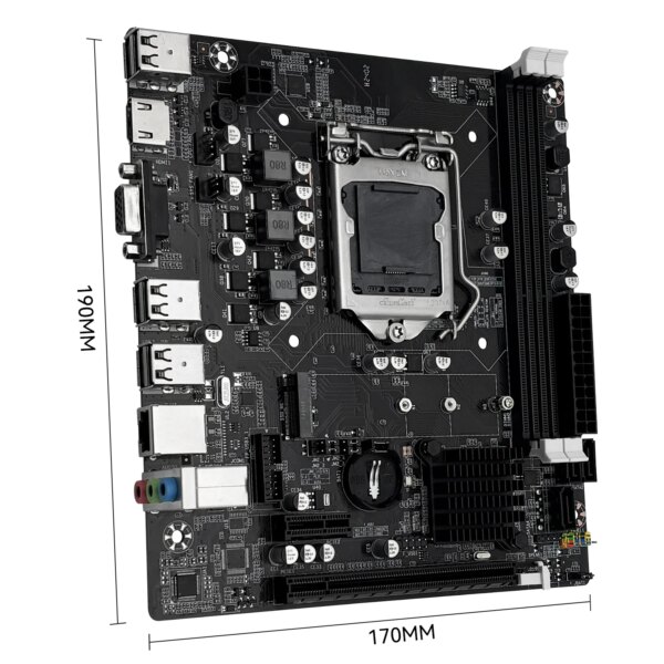 MACHINIST H61 Motherboard LGA 1155 DDR3 RAM Compatible With Intel Core CPUs 2nd And 3rd Generations Supports M.2 NVME SDD - Image 2