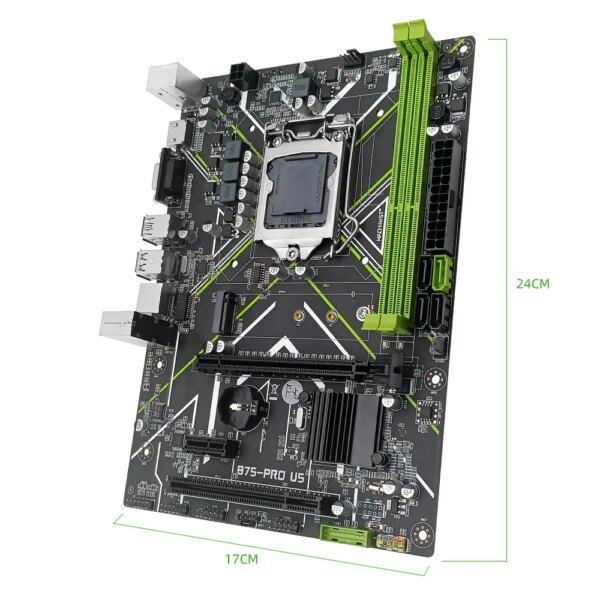 MACHINIST B75 LGA 1155 Motherboard With NGFF M.2 HDMI VGA interface Support Intel i3/i5/i7 CPU  DDR3 RAM Desktop memory - Image 3