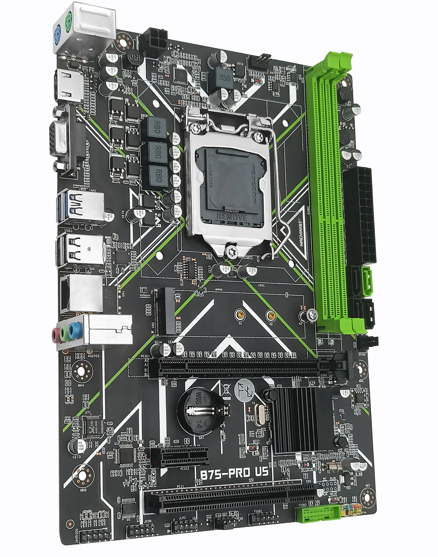 MACHINIST B75 LGA 1155 Motherboard With NGFF M.2 HDMI VGA interface Support Intel i3/i5/i7 CPU  DDR3 RAM Desktop memory