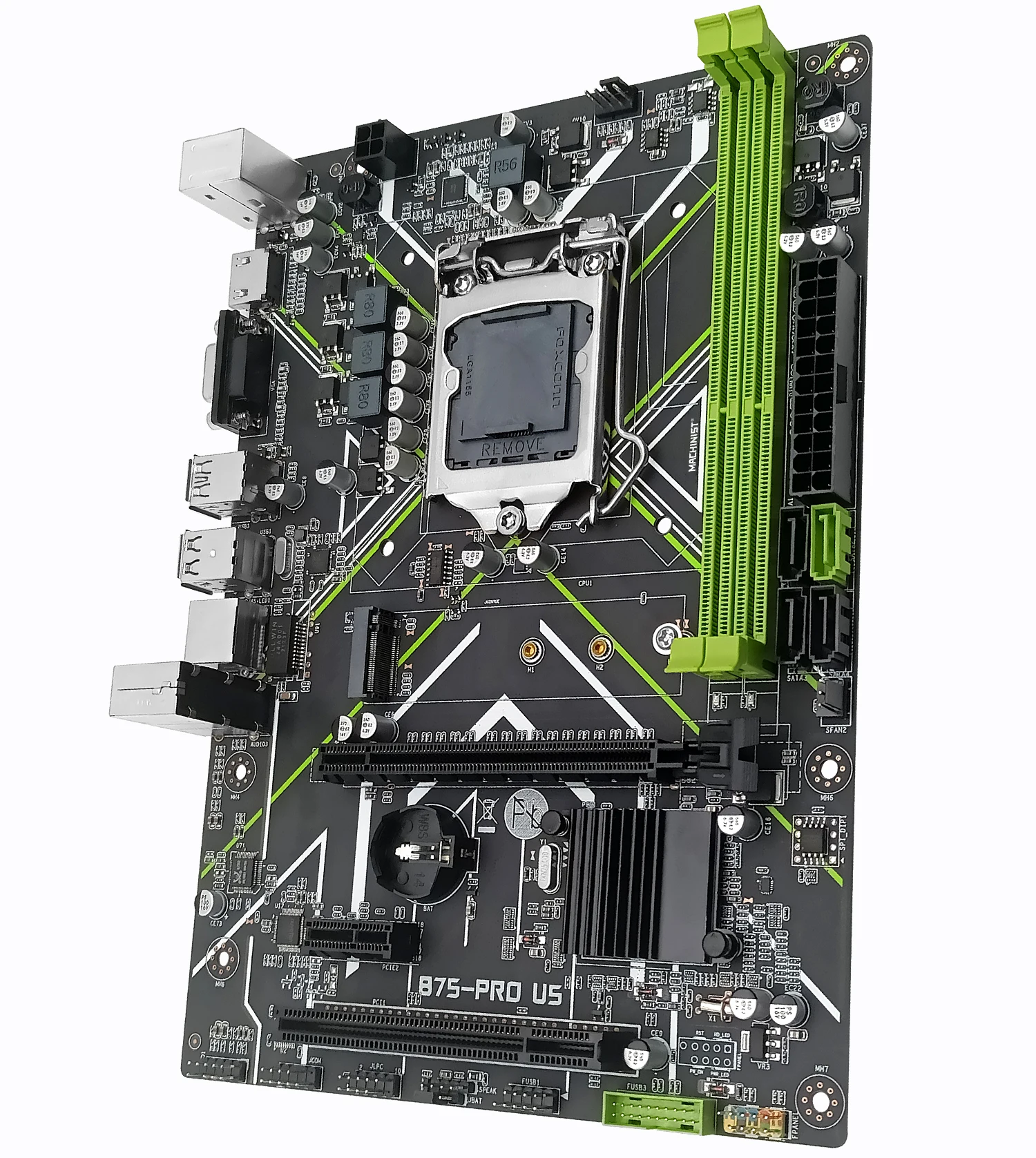 MACHINIST B75 LGA 1155 Motherboard With NGFF M.2 HDMI VGA interface Support Intel i3/i5/i7 CPU  DDR3 RAM Desktop memory