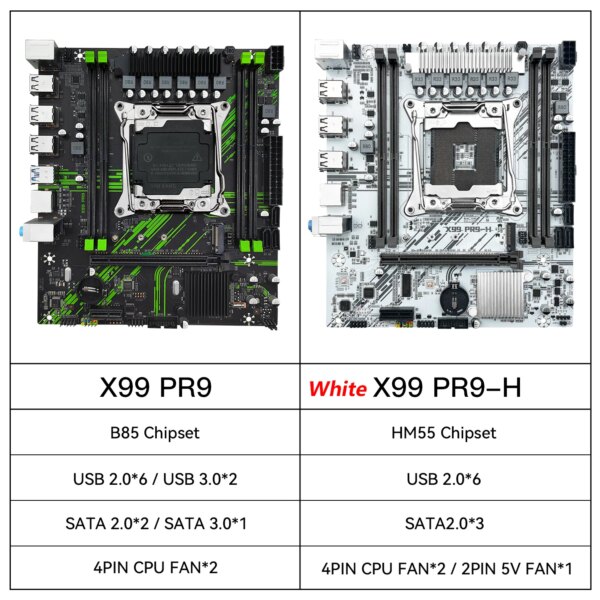 MACHINIST X99 Motherboard Set kit With Intel Xeon E5 2630 V4 LGA 2011-3 CPU + DDR4 16GB RAM support NVME m.2 White PR9-H - Image 4