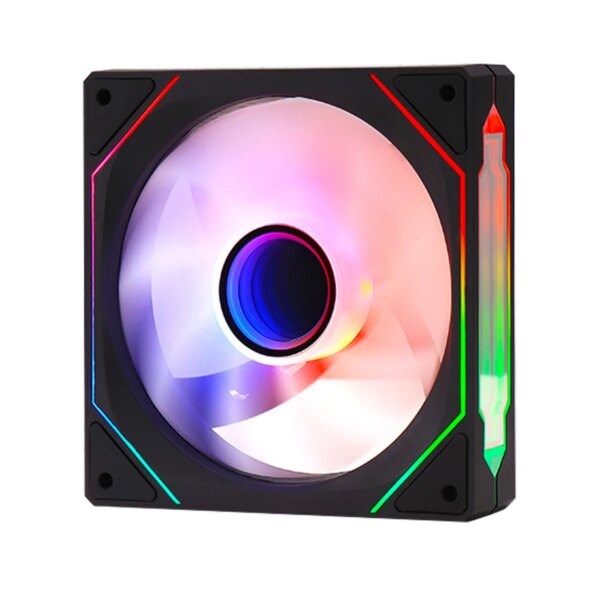 IWONGOU black  Computer Case Fan Ventoinha PC Unlimited Space 120mm RGB Fan 4pin PWM CPU Cooling Fan 3pin5v Argb 12cm Ventilador - Image 3