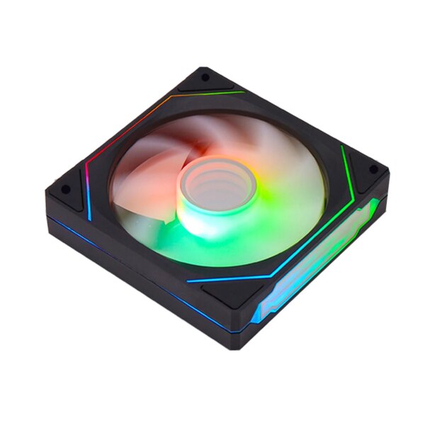 IWONGOU black  Computer Case Fan Ventoinha PC Unlimited Space 120mm RGB Fan 4pin PWM CPU Cooling Fan 3pin5v Argb 12cm Ventilador - Image 5