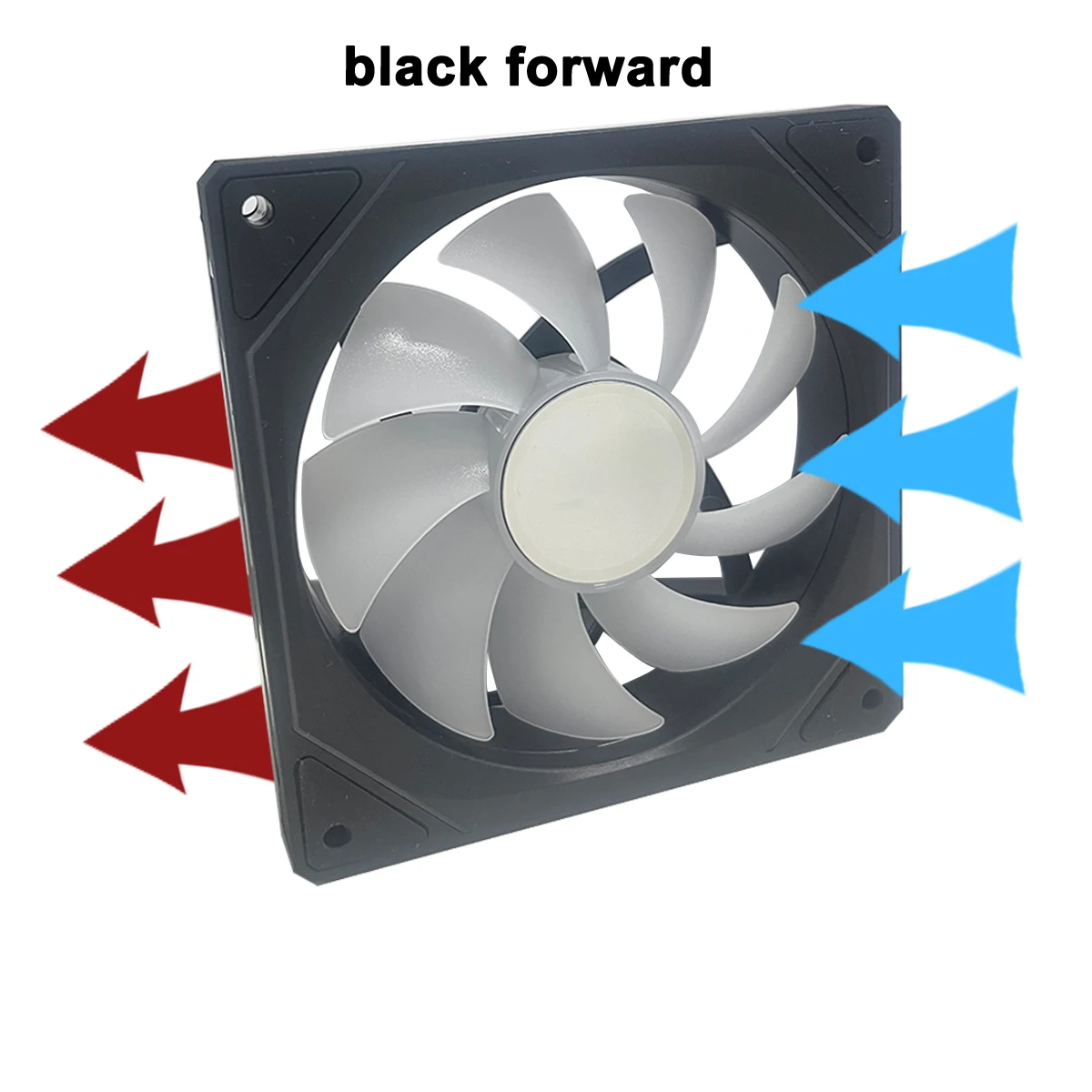 IWONGOU black  Computer Case Fan Ventoinha PC Unlimited Space 120mm RGB Fan 4pin PWM CPU Cooling Fan 3pin5v Argb 12cm Ventilador