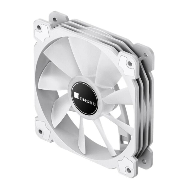 Jonsbo FR-502 12cm White PC Case Fan 12V/4Pin PWM 1500rpm Silent Hydraulic Bearing Chassis CPU Cooling Colorful ARGB Ventilator - Image 5