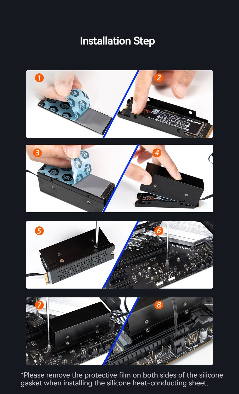 ID COOLING ZERO M25 M.2 Solid State Air-Cooled Radiator with PWM 12000rpm Fan for NGFF/NVME Hard Disk Heat Sink 2280 SSD Cooler