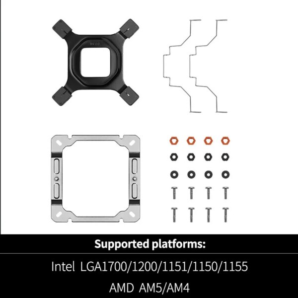 DeepCool AK400 Digital Display White CPU Processor Cooler 4 Heat pipes 120mm Cooling Fan Radiator For LGA1700/1200 115X AM4 AM5 - Image 6