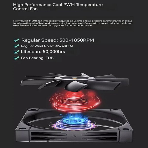 DEEPCOOL AN600 6 Heat Pipe Downward-pressing CPU Air Cooler Radiator 120mm Mute Cooling Fan For Intel LGA1700 1200 115X AM5 AM4 - Image 3