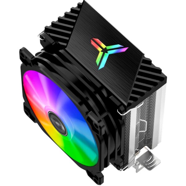 Jonsbo CR1200 CPU Cooler 2 Heat Pipe Tower RGB Colorful Light Effect 9cm Fan For LGA115X 775 AM4 - Image 4