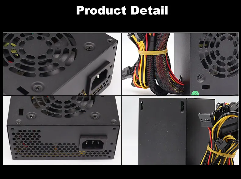 SFX PC Power Supply 400W PSU 400W PC Desktop Gaming Power Supply SFX400 Small PSU 110V 220V