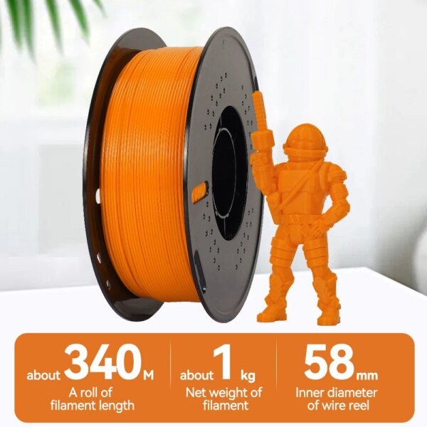 KINGROON Newest HS-PETG 3D Printer Filament 1.75mm High Speed 3D Printinng Material Hyper PETG 5KG 10KG Mix Color - Image 4