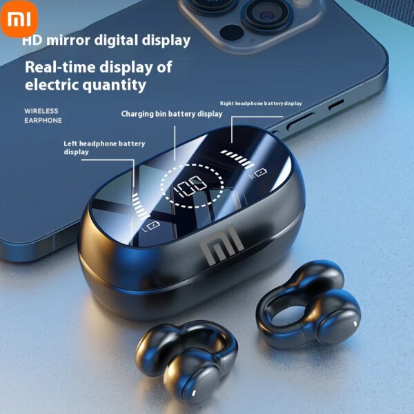 Xiaomi M47 Bluetooth 5.3 Earphone Wireless Bone Conduction Headsets Noise Cancelling HiFI Stereo Sound Sport Headset Earbuds - Image 3