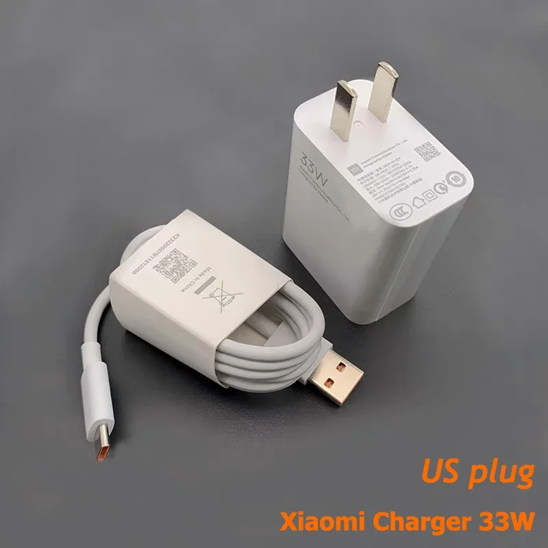 Original Xiaomi 67W Charger Fast Charging Quick Power Adapter EU US Type C Cable Mi 13T 13 12 Lite Redmi Note 13 12 11 Pro Turbo