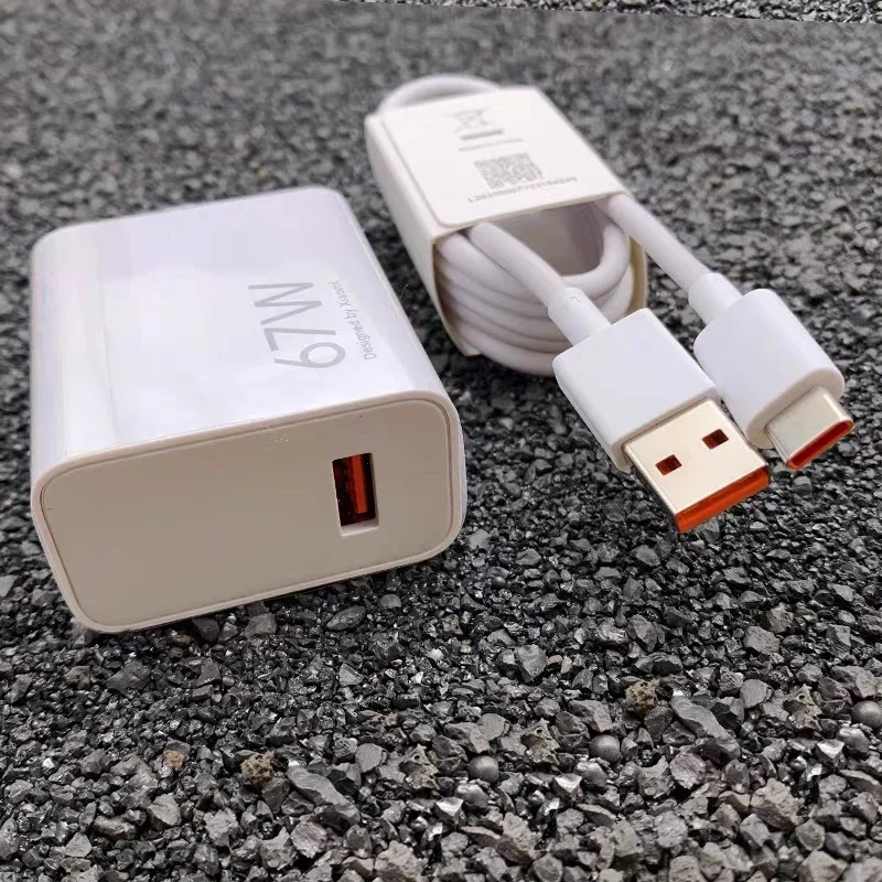 Original Xiaomi 67W Charger Fast Charging Quick Power Adapter EU US Type C Cable Mi 13T 13 12 Lite Redmi Note 13 12 11 Pro Turbo