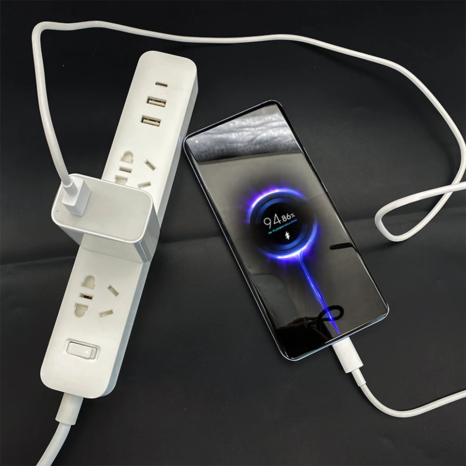 Original 33w Xiaomi Fast Charger Mi Turbo Charge Eu Phone Cargador Redmi Note 13 11 10 K30 Poco M2 Pro Mi 10s Blackshark 2 Cable