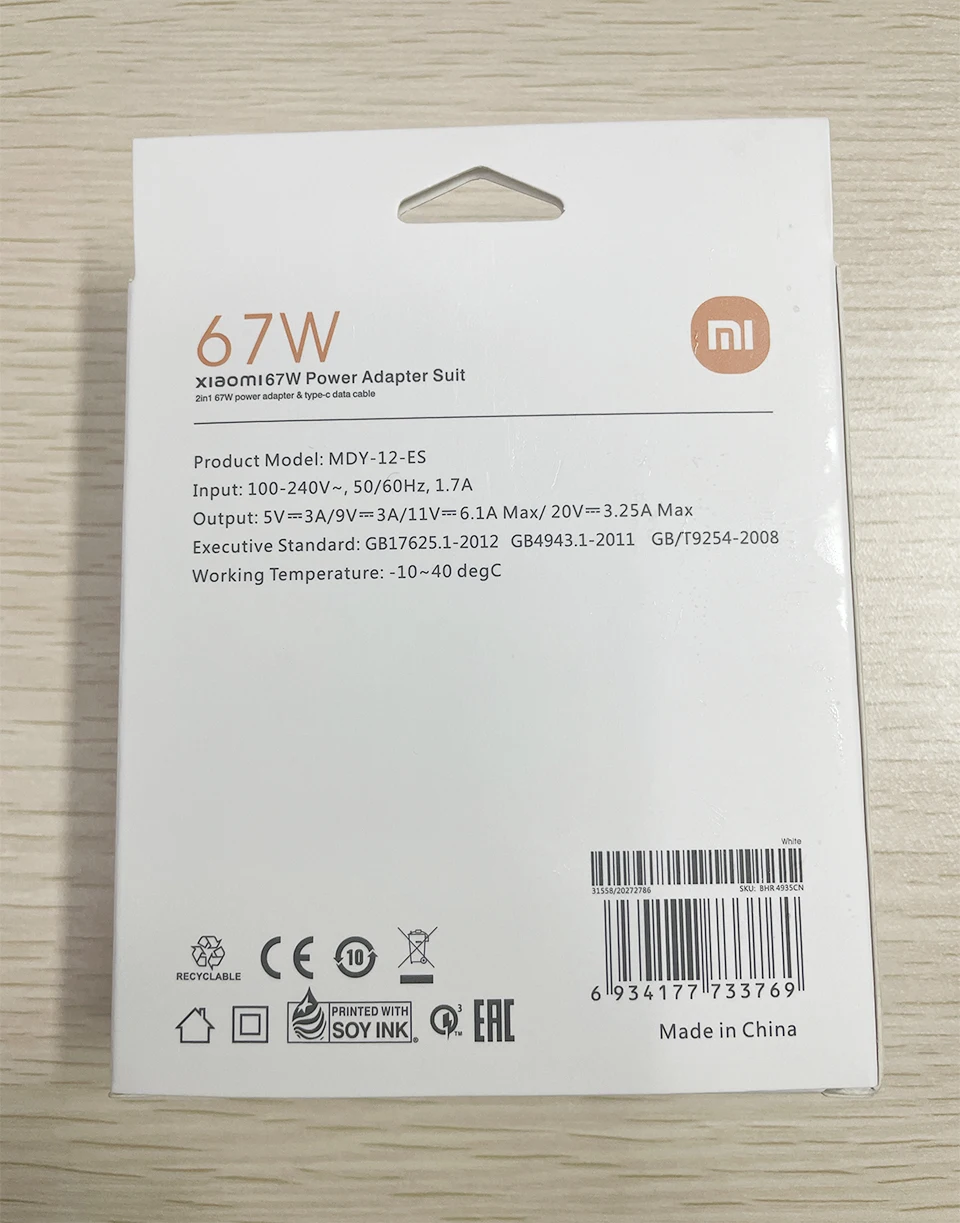 Original 33w Xiaomi Fast Charger Mi Turbo Charge Eu Phone Cargador Redmi Note 13 11 10 K30 Poco M2 Pro Mi 10s Blackshark 2 Cable