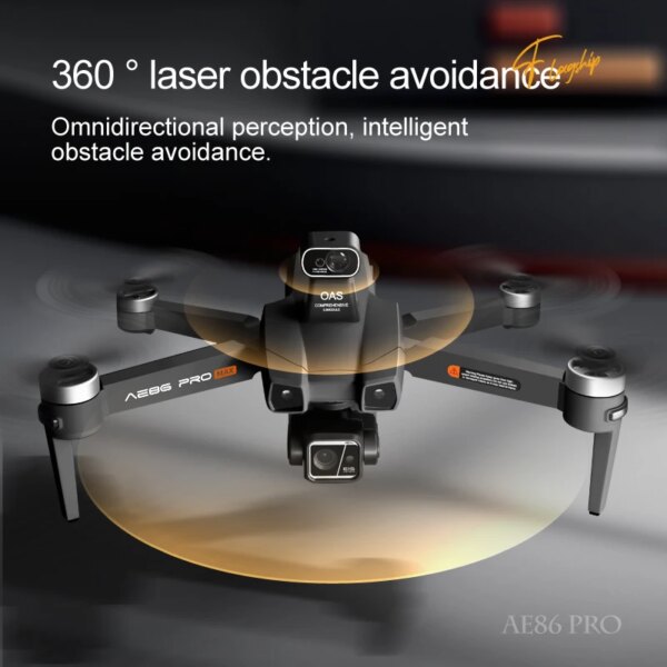 New AE86 PRO MAX 8K Professional HD Aerial Dual-Camera 5G Drone GPS 360° Obstacle Avoidance Drone Quadcopter UAV Drone Adults - Image 4