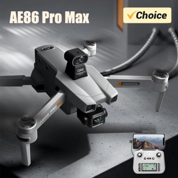 New AE86 PRO MAX 8K Professional HD Aerial Dual-Camera 5G Drone GPS 360° Obstacle Avoidance Drone Quadcopter UAV Drone Adults