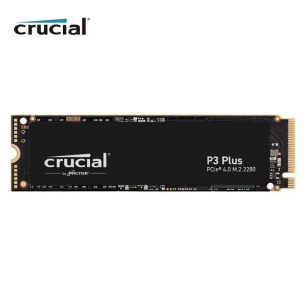 Crucial P3 Plus 2TB 1TB 500GB PCIe Gen4 3D NAND NVMe M.2 SSD, up to 5000MB/s